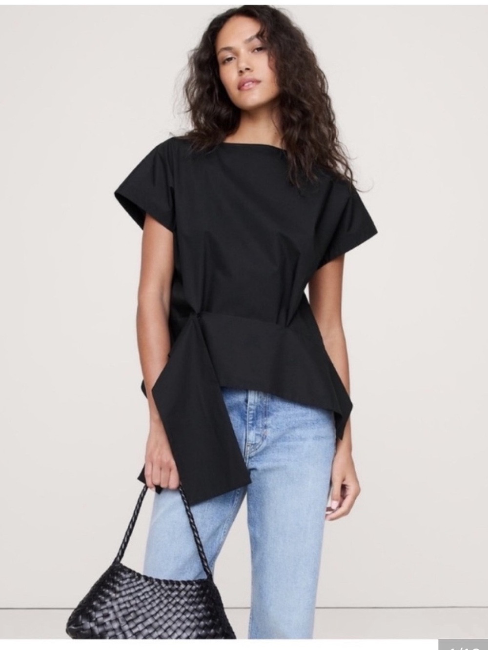 Banana Republic Stylish Black Top Sz  XXS    NWT 
Casual/ Workday